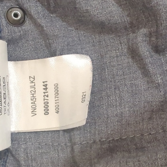 Vans Men's Cotton Blend Shorts Off The Wall Size 28 Small Blue Skater Preppy - Picture 10 of 12